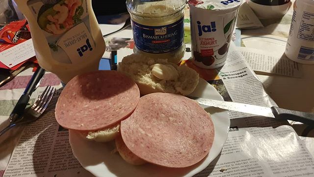 Abendessen mit Bismarckhering