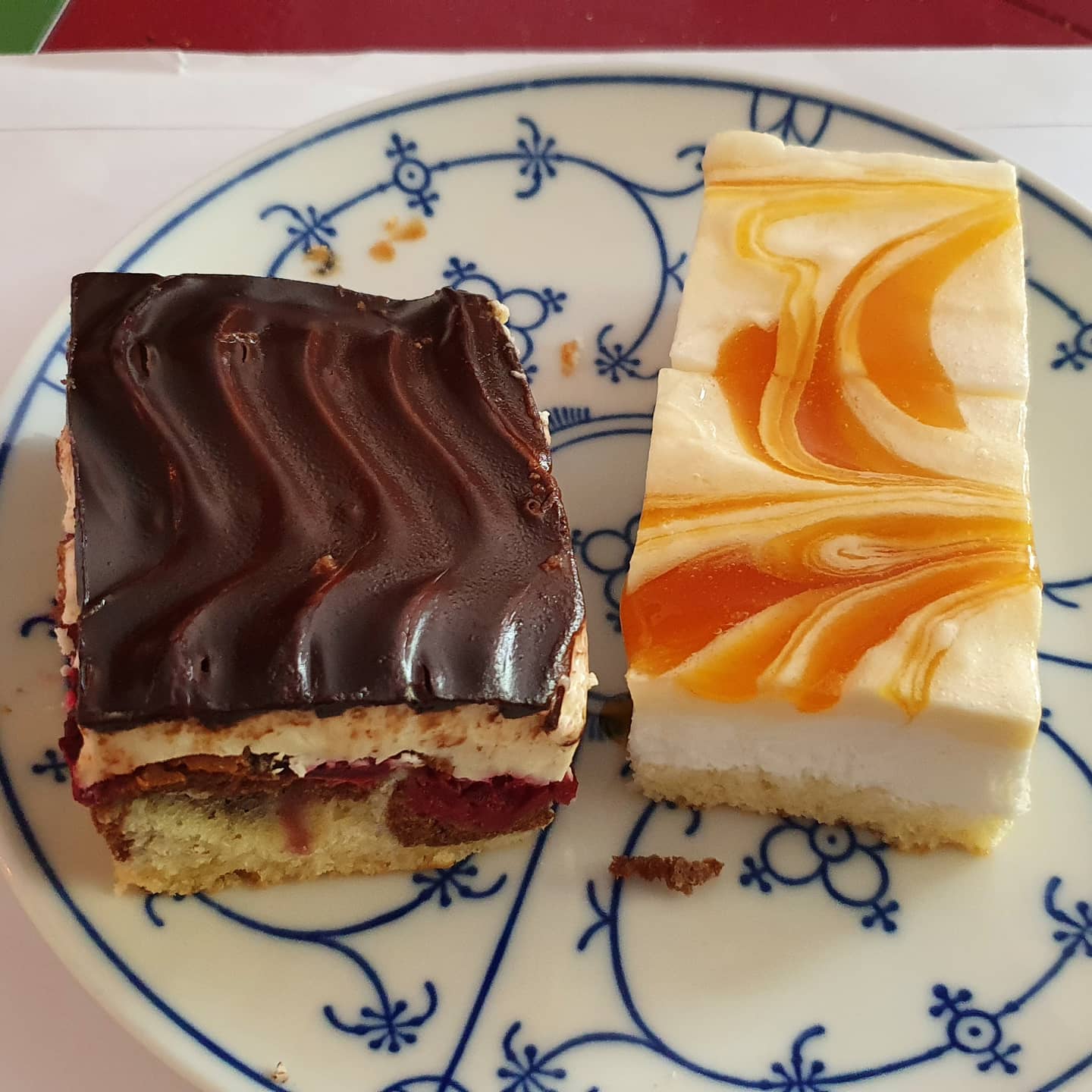 Kuchen an Beilage